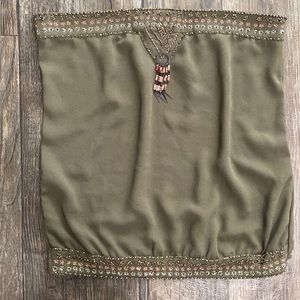 🔥Boho Strapless Top Bohemia Hippie Beads Heart Moon Star Bandeau Tube Top🔥